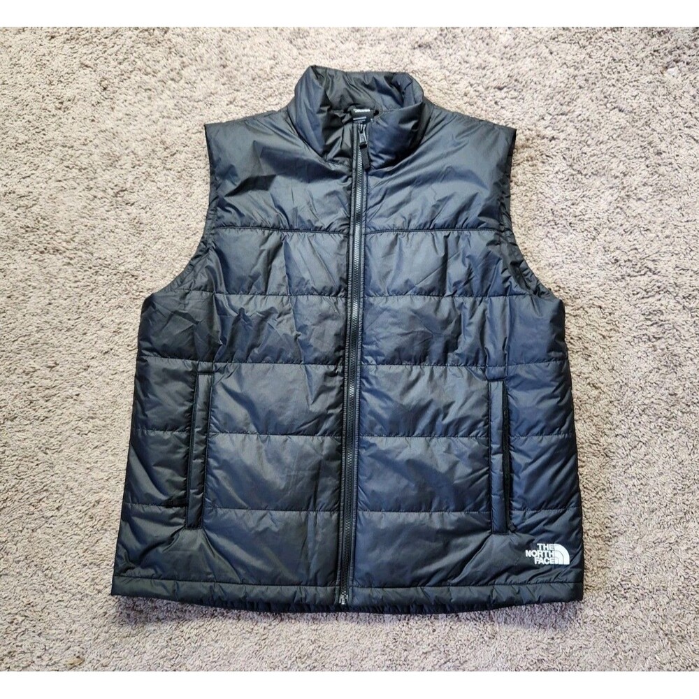 The North Face Everyday Insulated Puffer Vest Men’s XL Black Full Zip Heatseeker